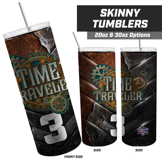 Time Traveler Showdown - 20oz Skinny Tumbler