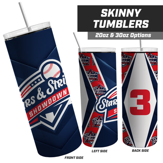 Stars & Stripes - 20oz Skinny Tumbler