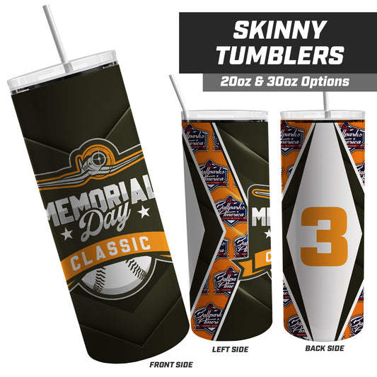 Memorial Day Classic - 20oz Skinny Tumbler