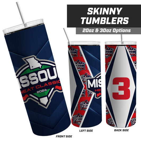 Missouri Heat Classic - 20oz Skinny Tumbler