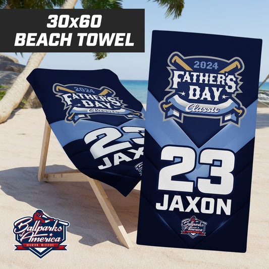 Father's Day Classic - 30"x60" Beach Towel