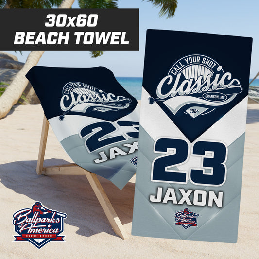 Call Your Shot Classic - 30"x60" Beach Towel