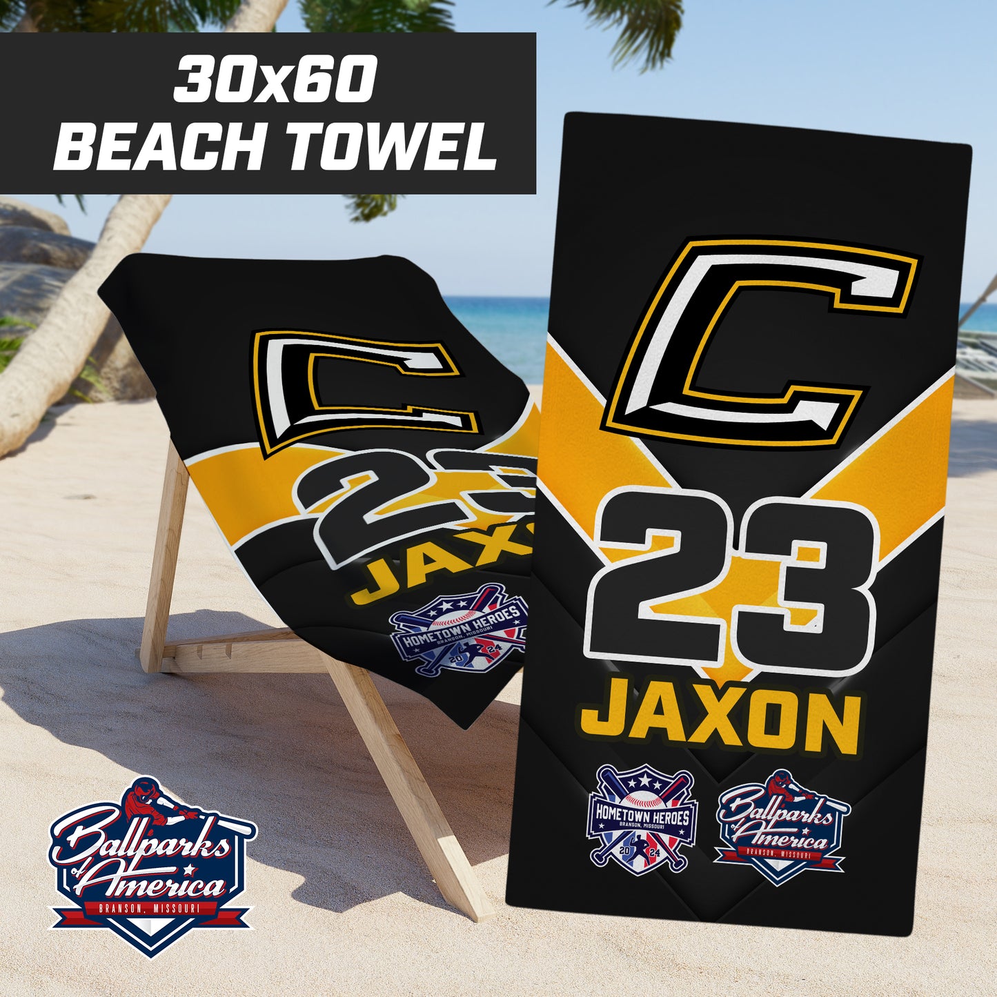 Canes Southeast Lawless - Hometown Heroes - 30"x60" Beach Towel