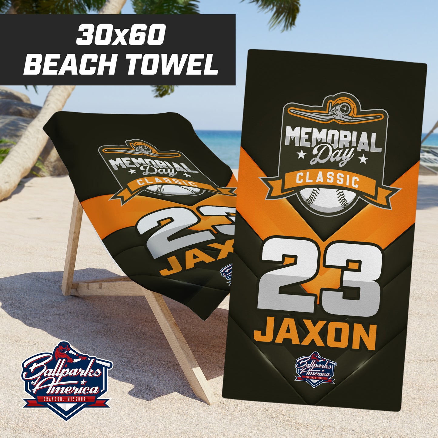 Memorial Day Classic - 30"x60" Beach Towel