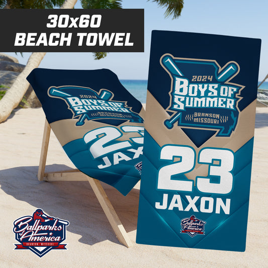 Boys Of Summer - 30"x60" Beach Towel