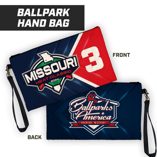 Missouri Heat Classic - 9"x5" Zipper Bag with Wrist Strap