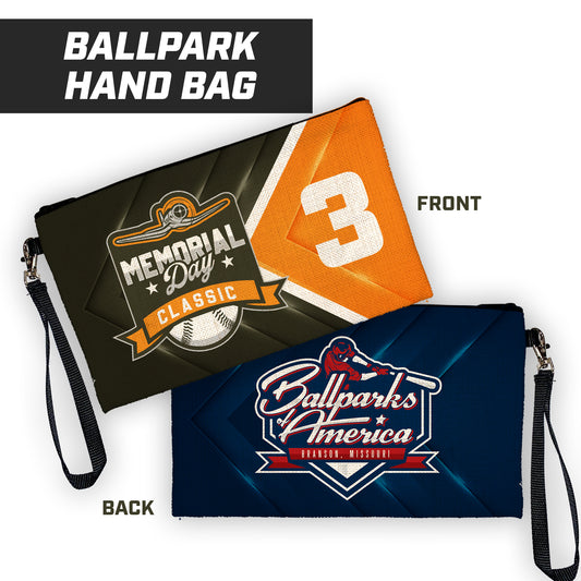 Memorial Day Classic - 9"x5" Zipper Bag with Wrist Strap