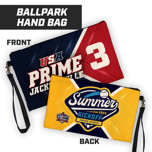 USA Prime Jacksonville - Summer Kickoff - 9"x5" Zipper Bag with Wrist Strap