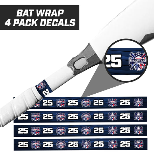 Hometown Heroes - Bat Decal Wraps (4 Pack)