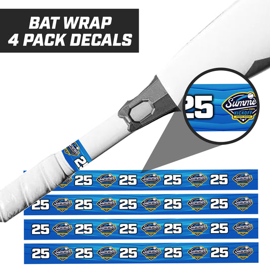 Summer Kickoff - Bat Decal Wraps (4 Pack)