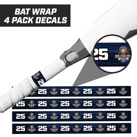 EC Mariners - Gold Glove Classic - Bat Decal Wraps (4 Pack)