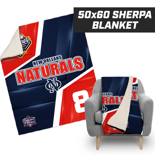 New Orleans Naturals 12u Red - Summer Kickoff - 50”x60” Plush Sherpa Blanket