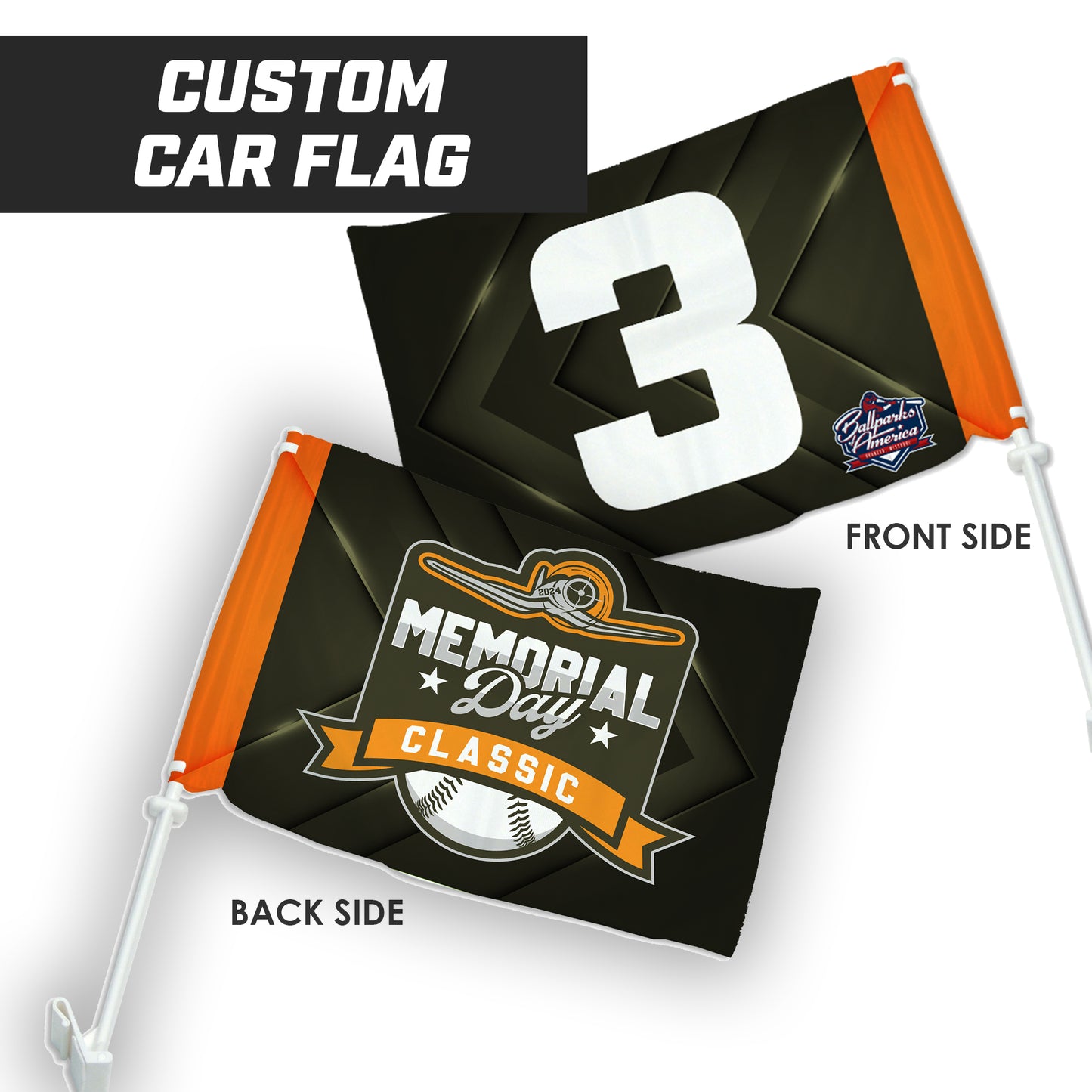 Memorial Day Classic - Custom Car Flag