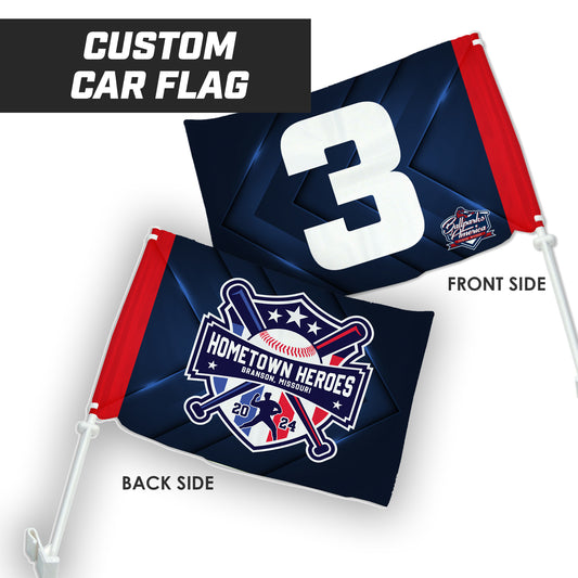 Hometown Heroes - Custom Car Flag