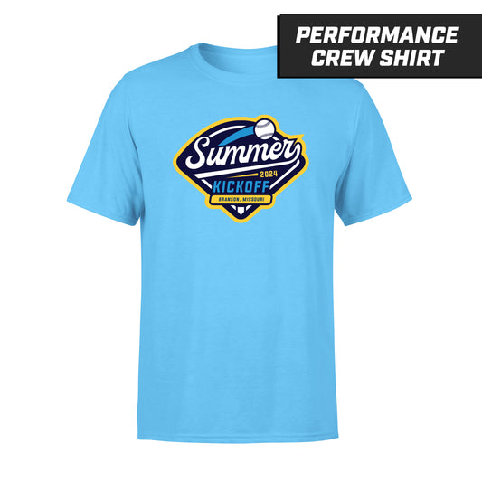 Summer Kickoff - Blue - Performance T-Shirt