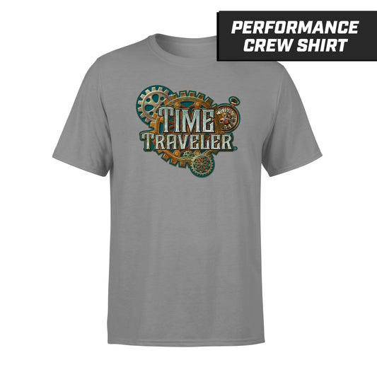 Time Traveler Showdown - Graphite - Performance T-Shirt