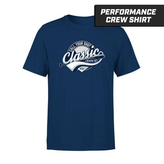 Call Your Shot Classic - Navy - Performance T-Shirt