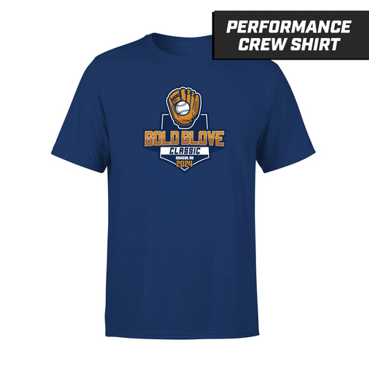 Gold Glove Classic - Navy- Performance T-Shirt