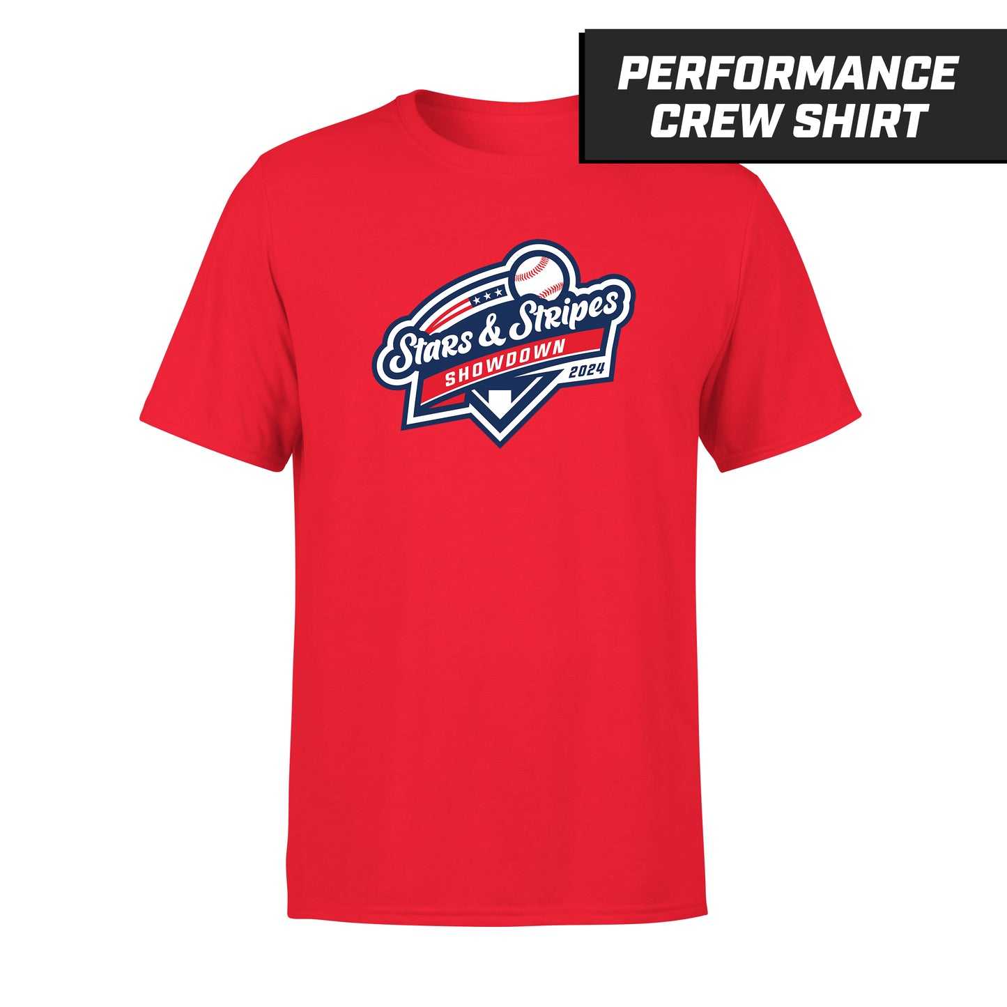 Stars & Stripes - Red - Performance T-Shirt