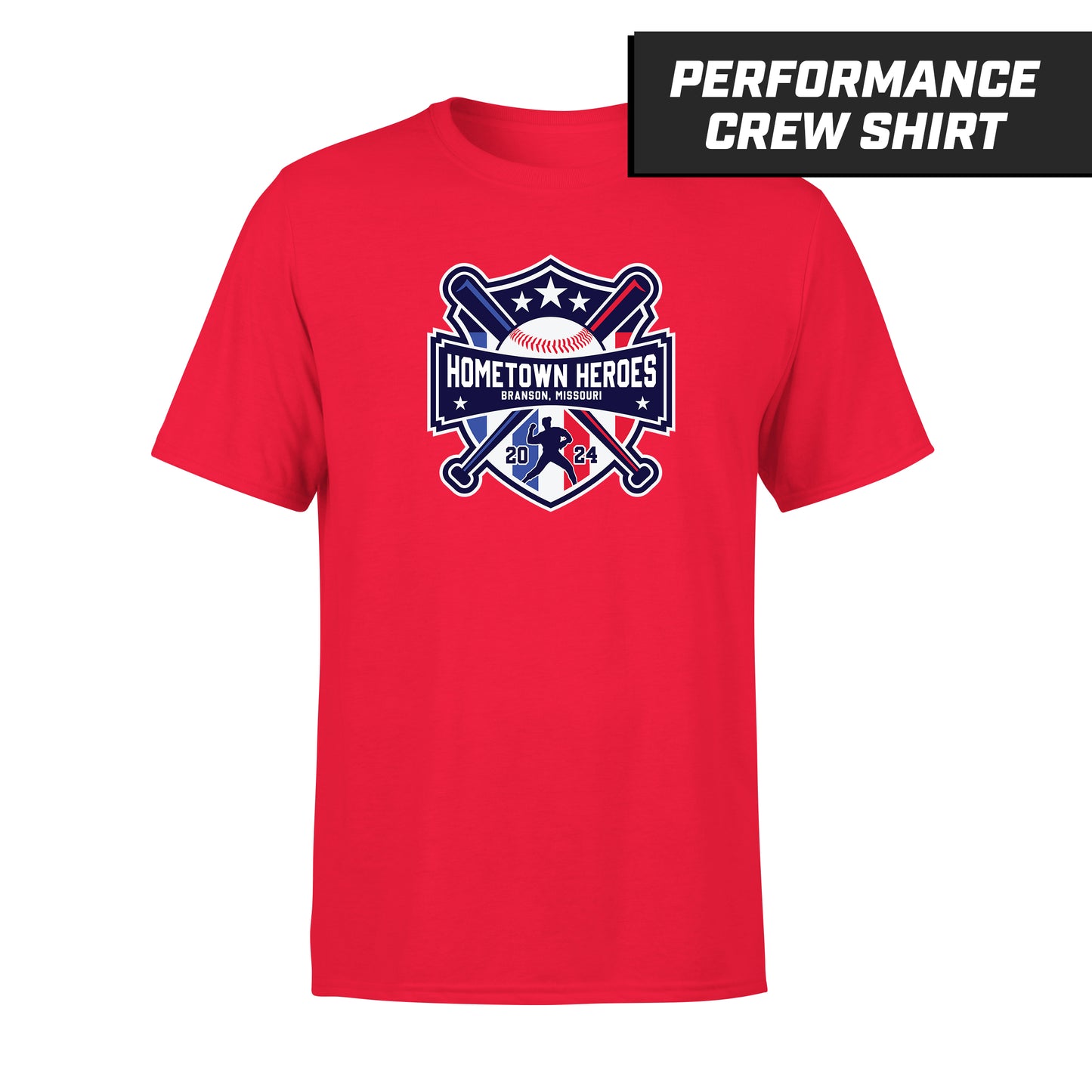 Hometown Heroes - Red - Performance T-Shirt