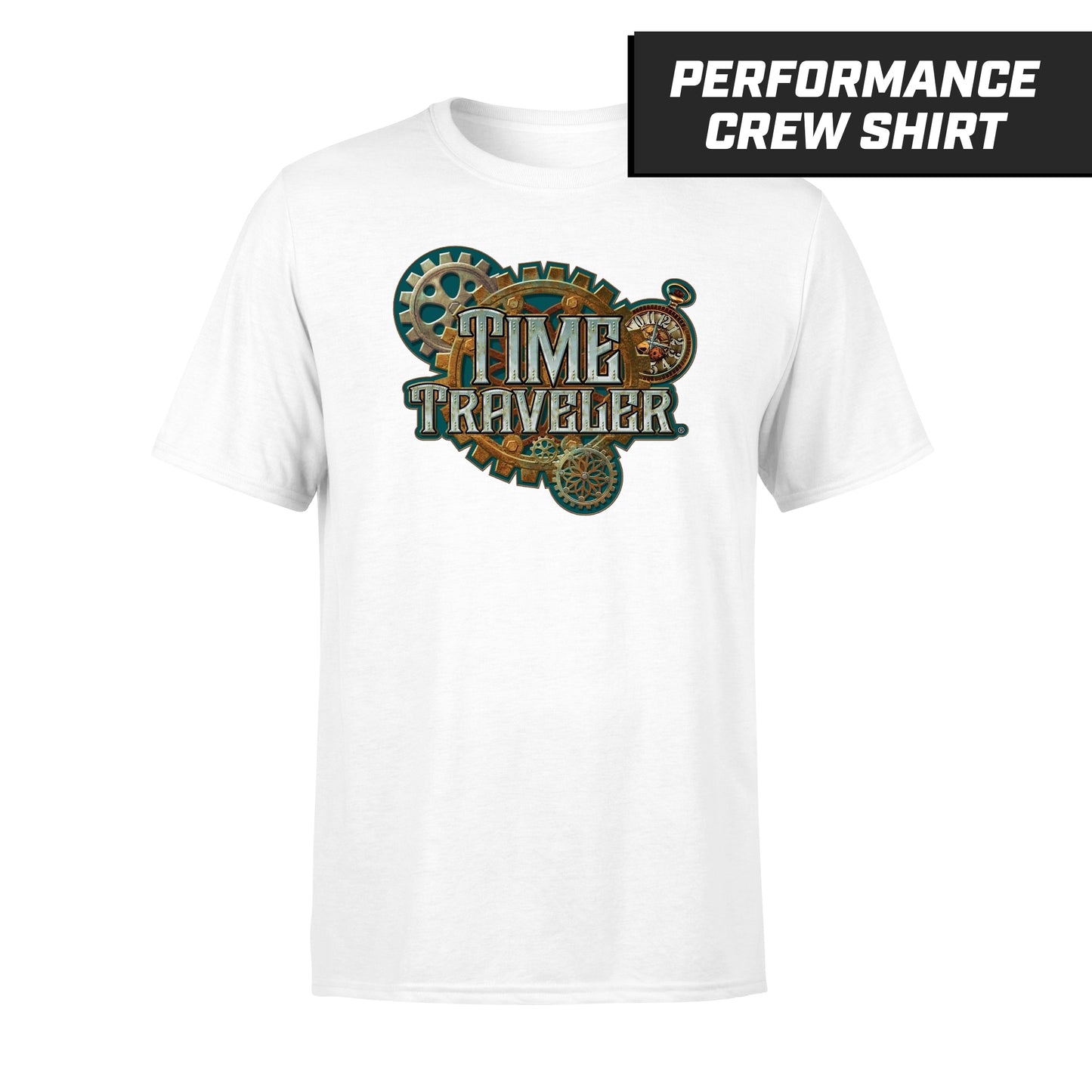 Time Traveler Showdown - White - Performance T-Shirt