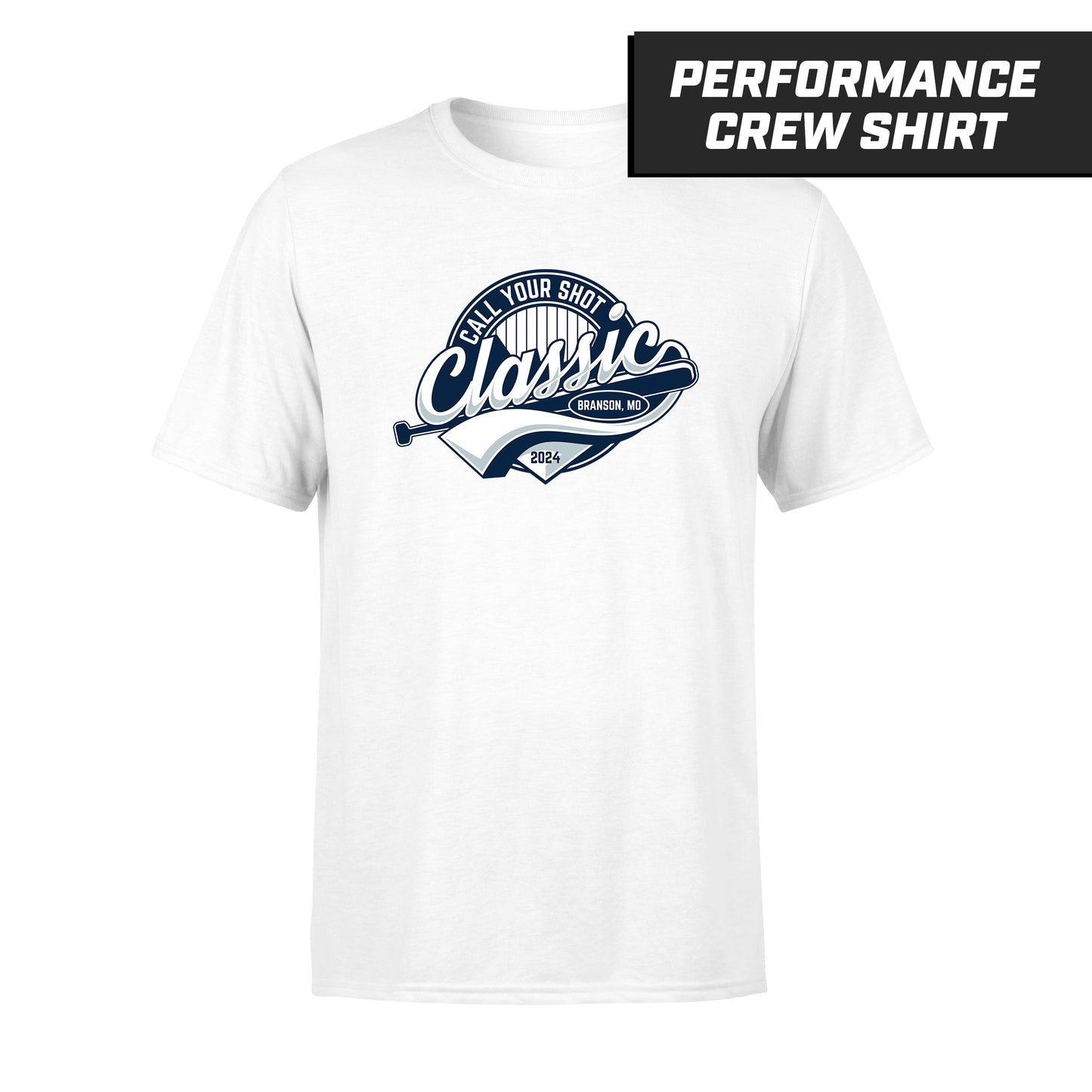 Call Your Shot Classic - White - Performance T-Shirt