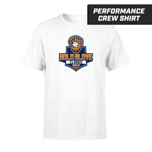 Gold Glove Classic - White - Performance T-Shirt