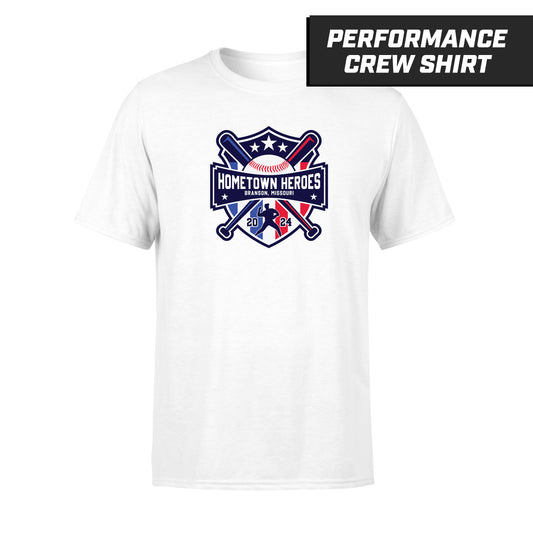 Hometown Heroes - White - Performance T-Shirt