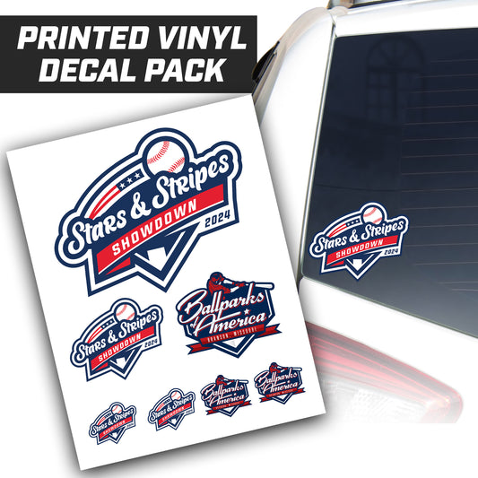 TG Dbacks Midway - Stars & Stripes - Logo Vinyl Decal Pack