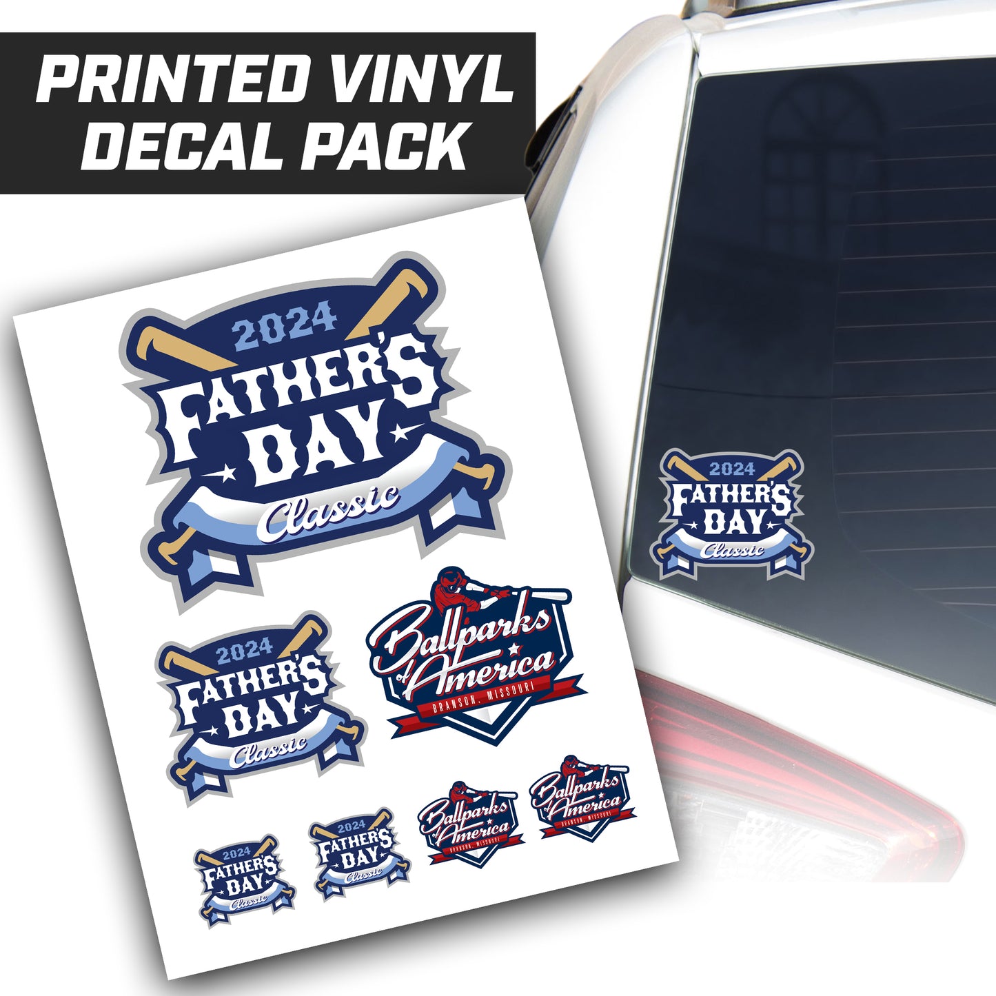 Drillbit Roughnecks - Father's Day Classic - Logo Vinyl Decal Pack