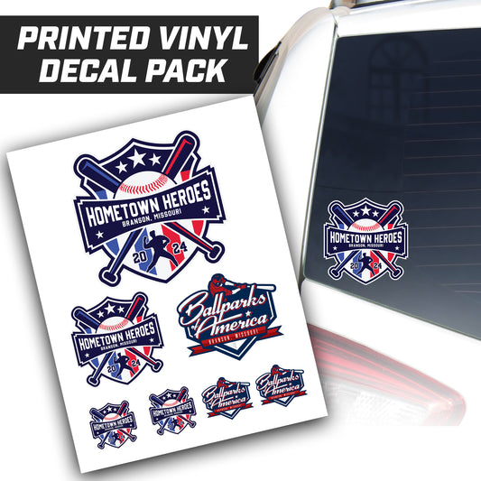 Hometown Heroes - Logo Vinyl Decal Pack