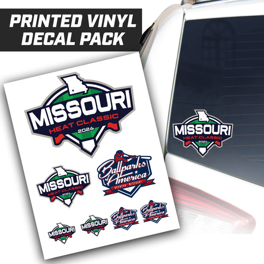 Missouri Heat Classic - Logo Vinyl Decal Pack