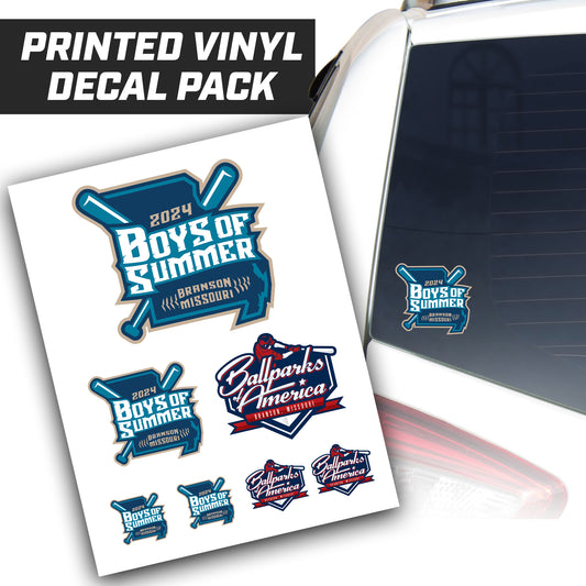 Boys Of Summer - Logo Vinyl Decal Pack