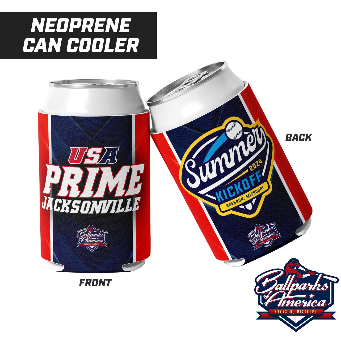 USA Prime Jacksonville - Summer Kickoff - Can Coozie