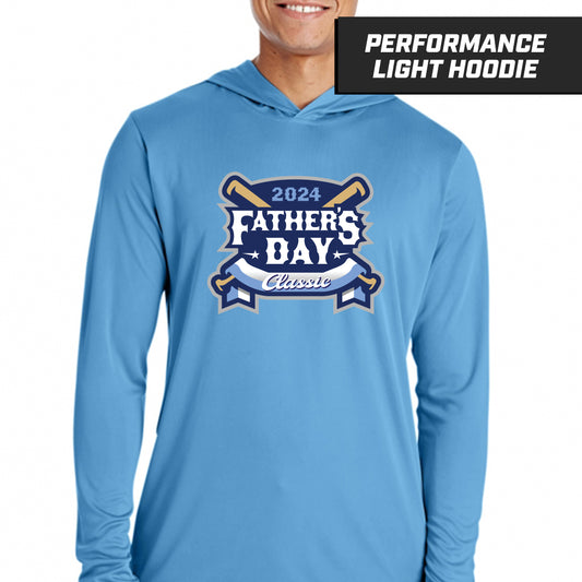 Father's Day Classic - Blue - Performance Lightweight Hoodie