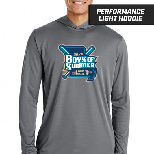 Boys Of Summer - Graphite - Performance Lightweight Hoodie