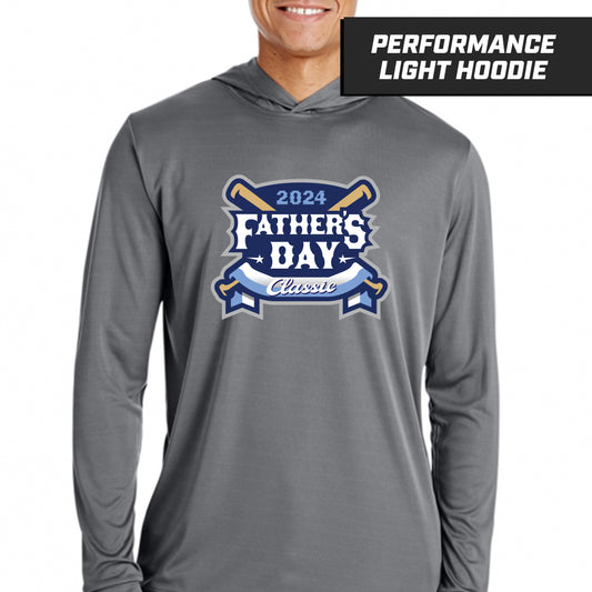 Father's Day Classic - Graphite - Performance Lightweight Hoodie