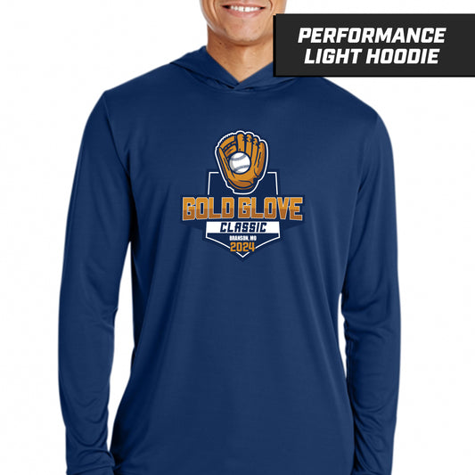 Gold Glove Classic - Navy - Performance Lightweight Hoodie