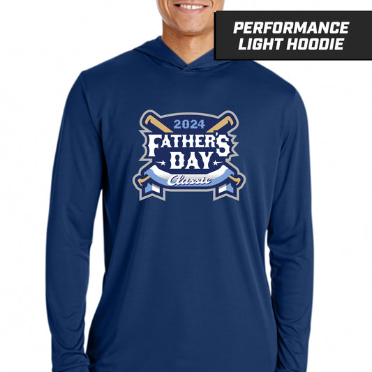 Father's Day Classic - Navy - Performance Lightweight Hoodie