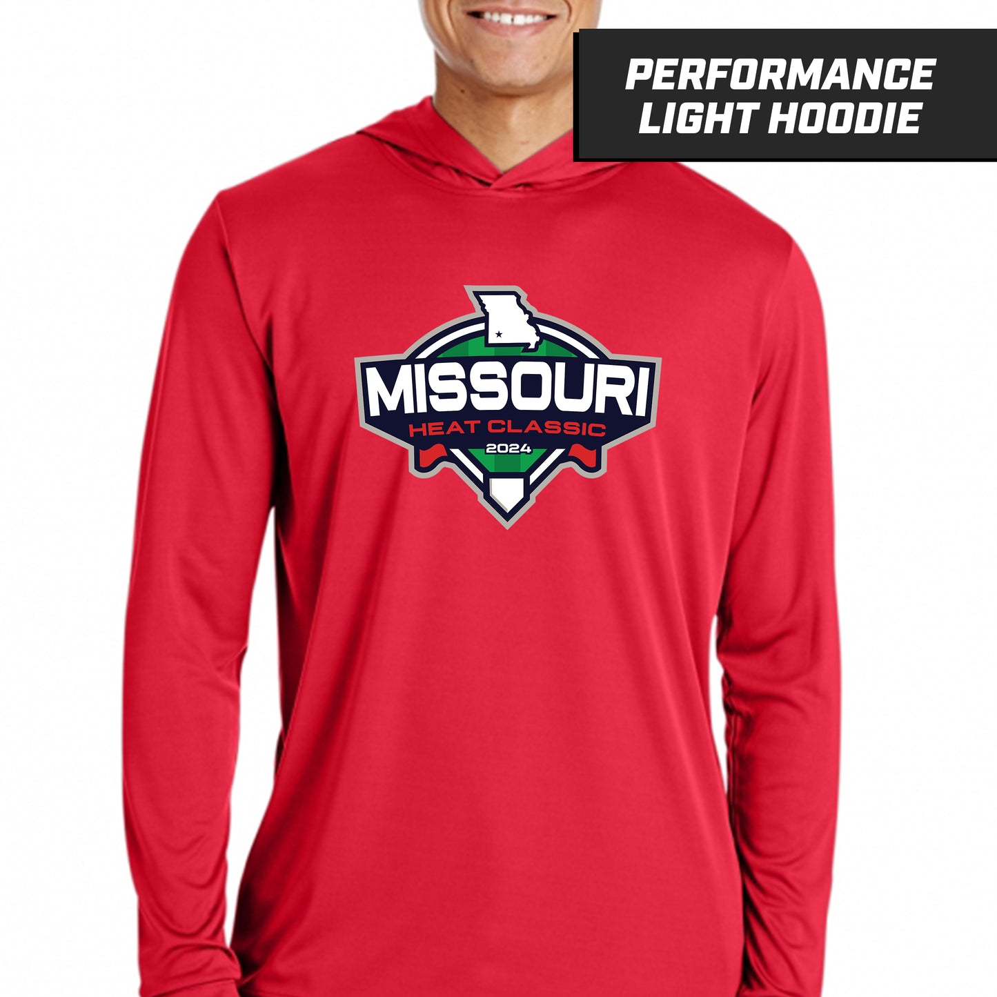 Missouri Heat Classic - Red - Performance Lightweight Hoodie