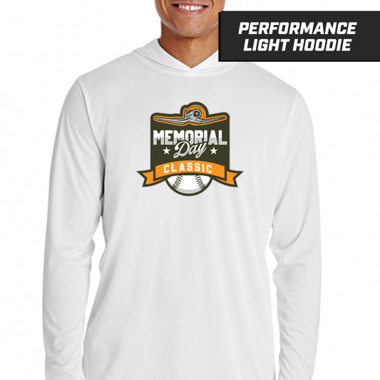 Memorial Day Classic - White - Performance Lightweight Hoodie