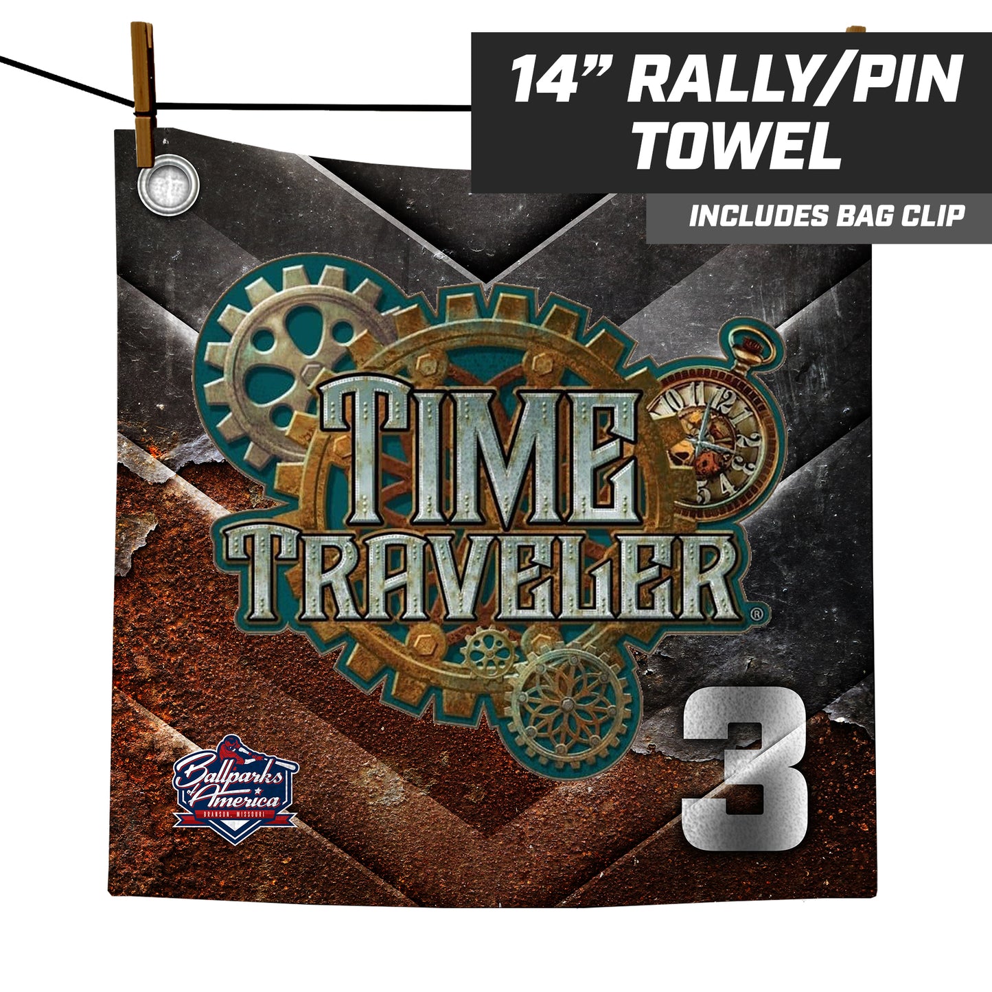 Time Traveler Showdown - Custom Rally Towel