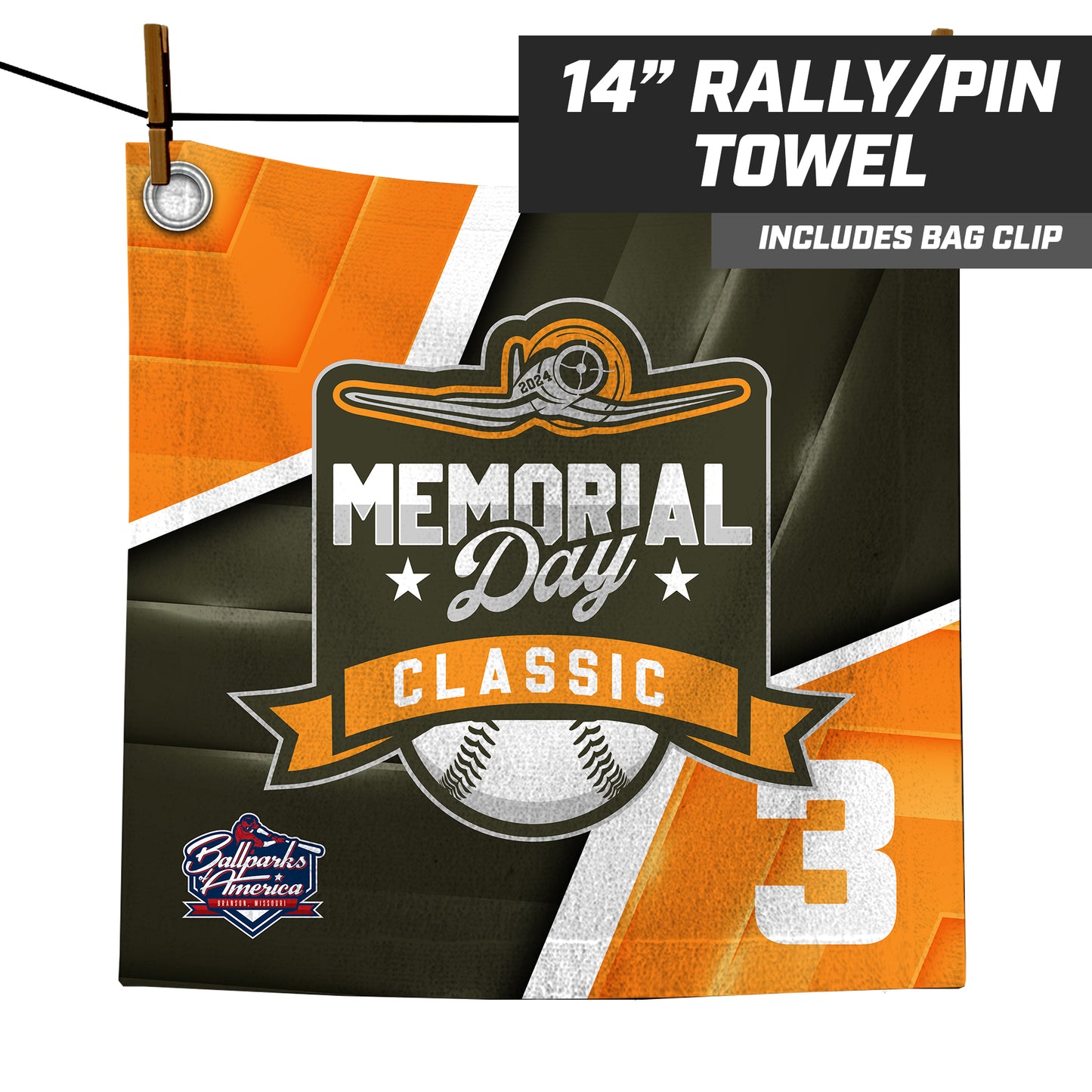 Memorial Day Classic - Custom Rally Towel