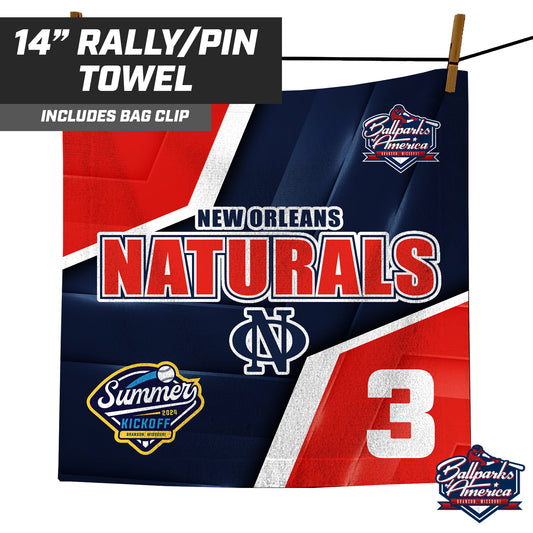 New Orleans Naturals 12u Red - Summer Kickoff - Custom Rally Towel