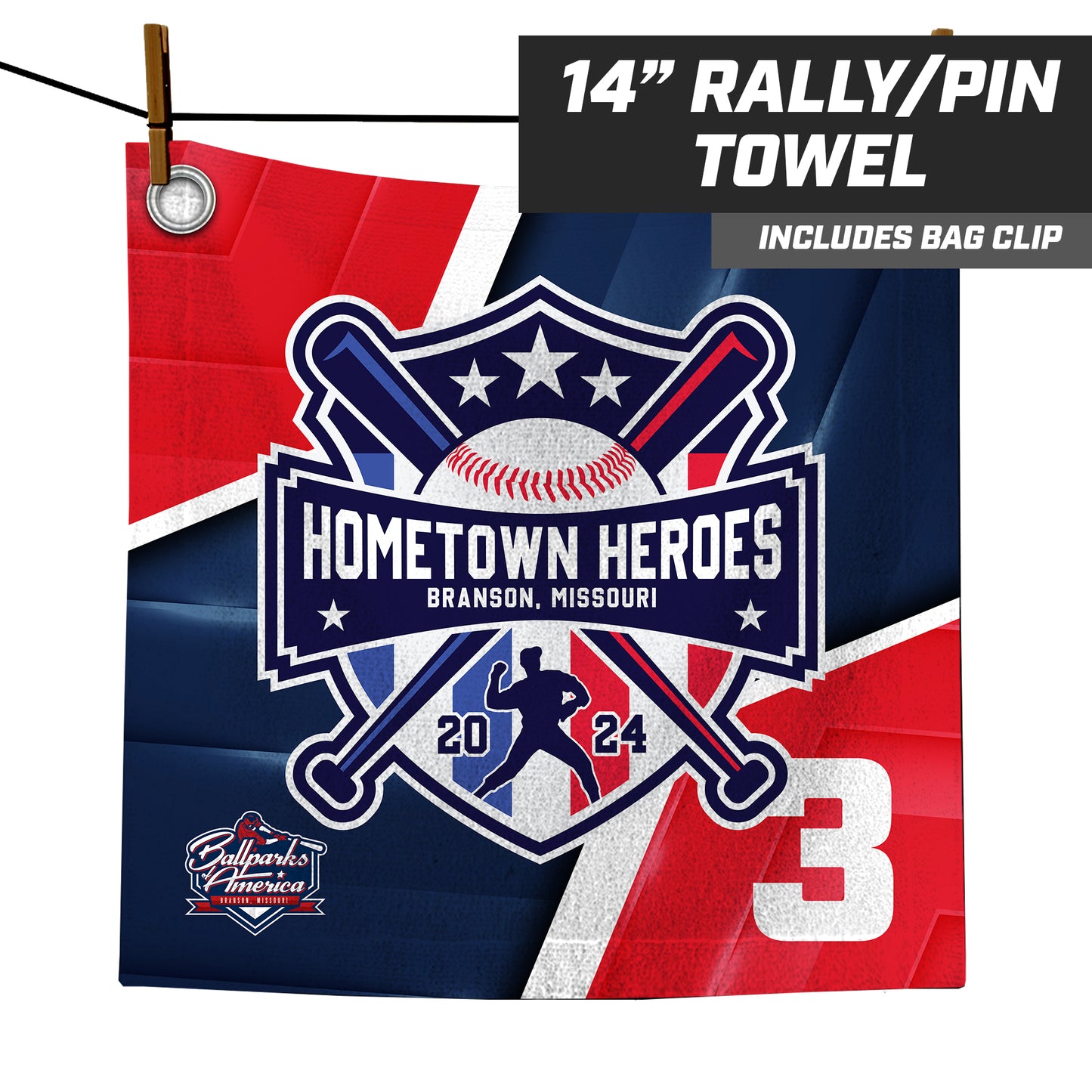 Hometown Heroes - Custom Rally Towel