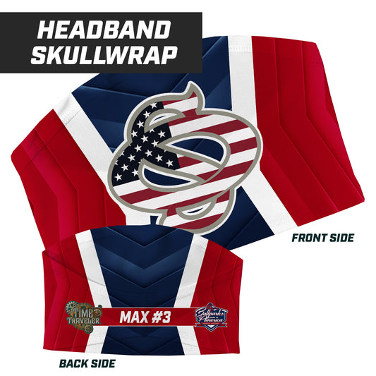 Ocala Select - Time Traveler Showdown - Skull Wrap Headband