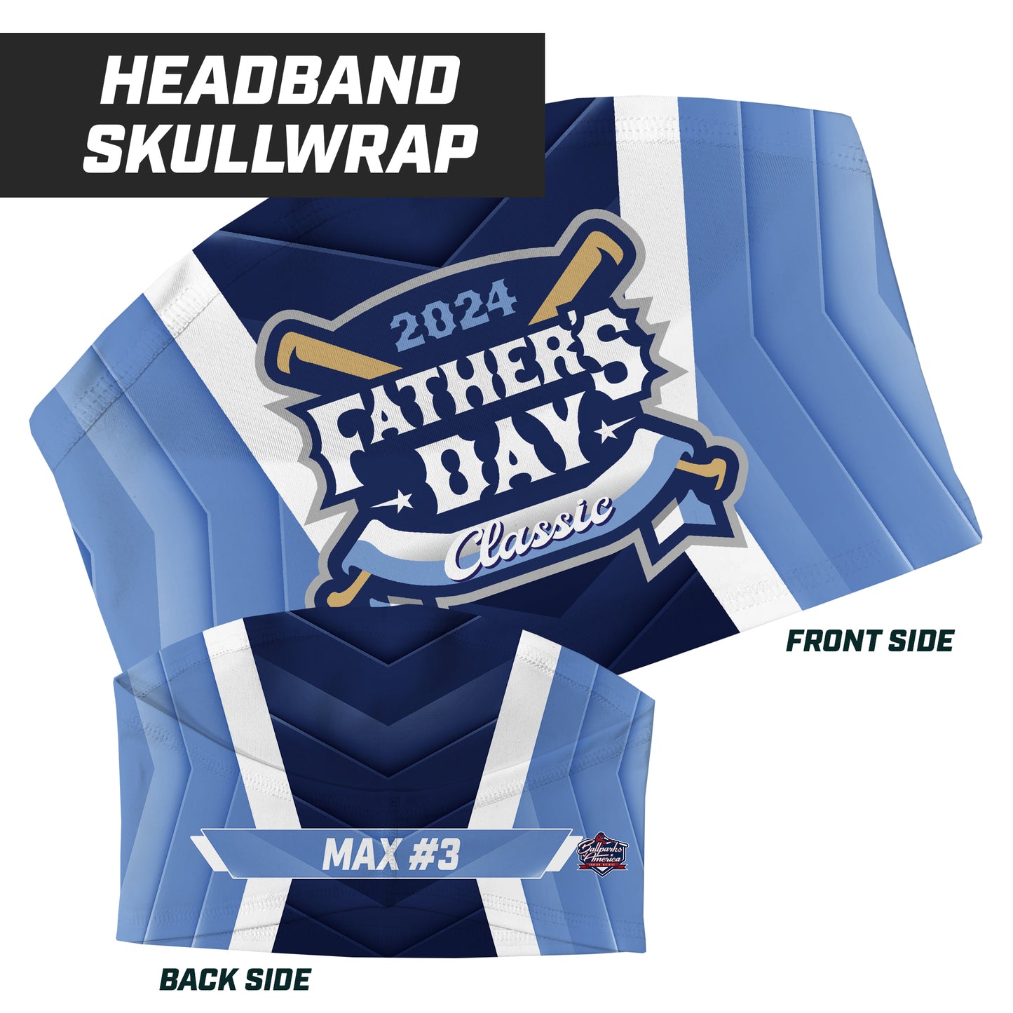 Father's Day Classic - Skull Wrap Headband