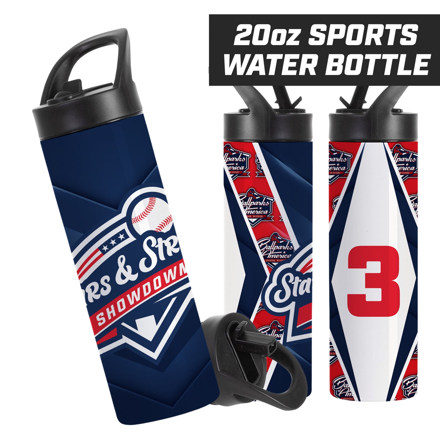 Stars & Stripes - 20oz Sports Tumbler