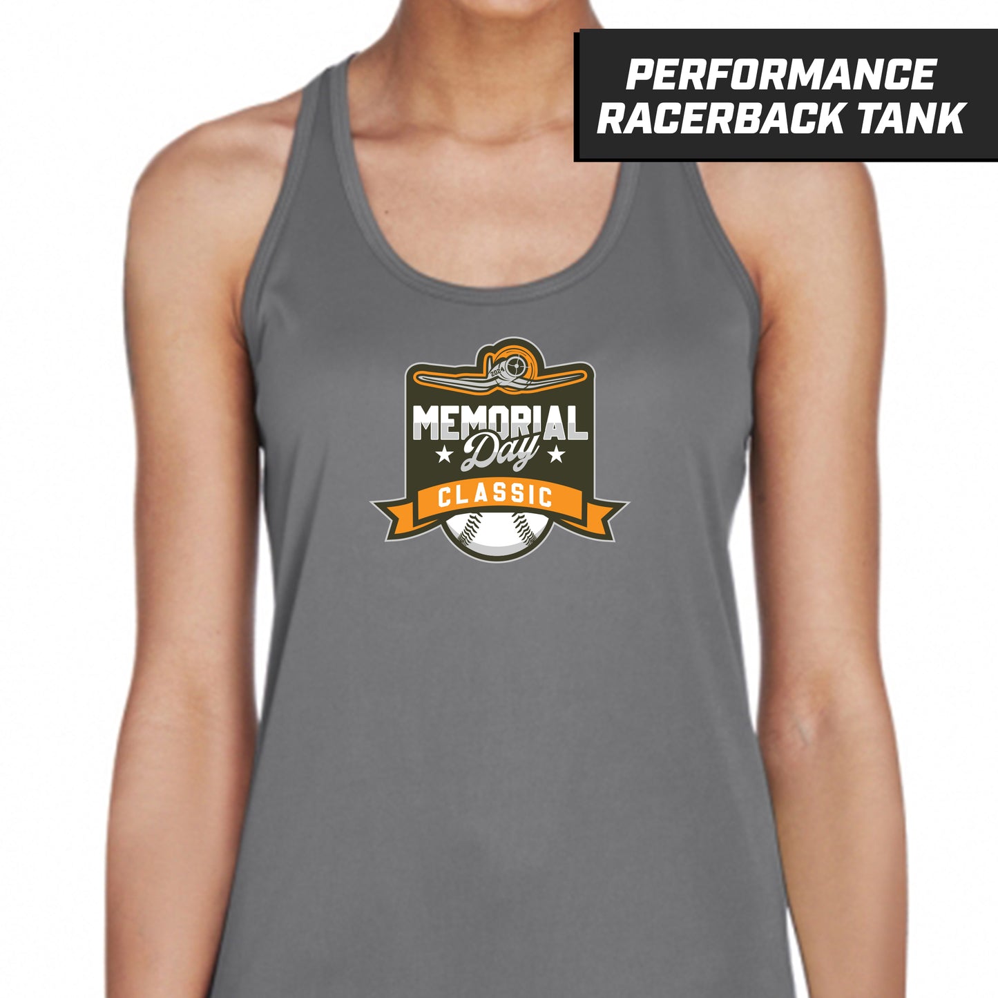 Memorial Day Classic - Graphite - Performance Woman's Racerback Shirt