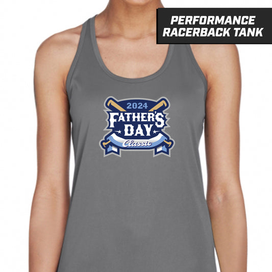 Father's Day Classic - Graphite - Performance Woman's Racerback Shirt